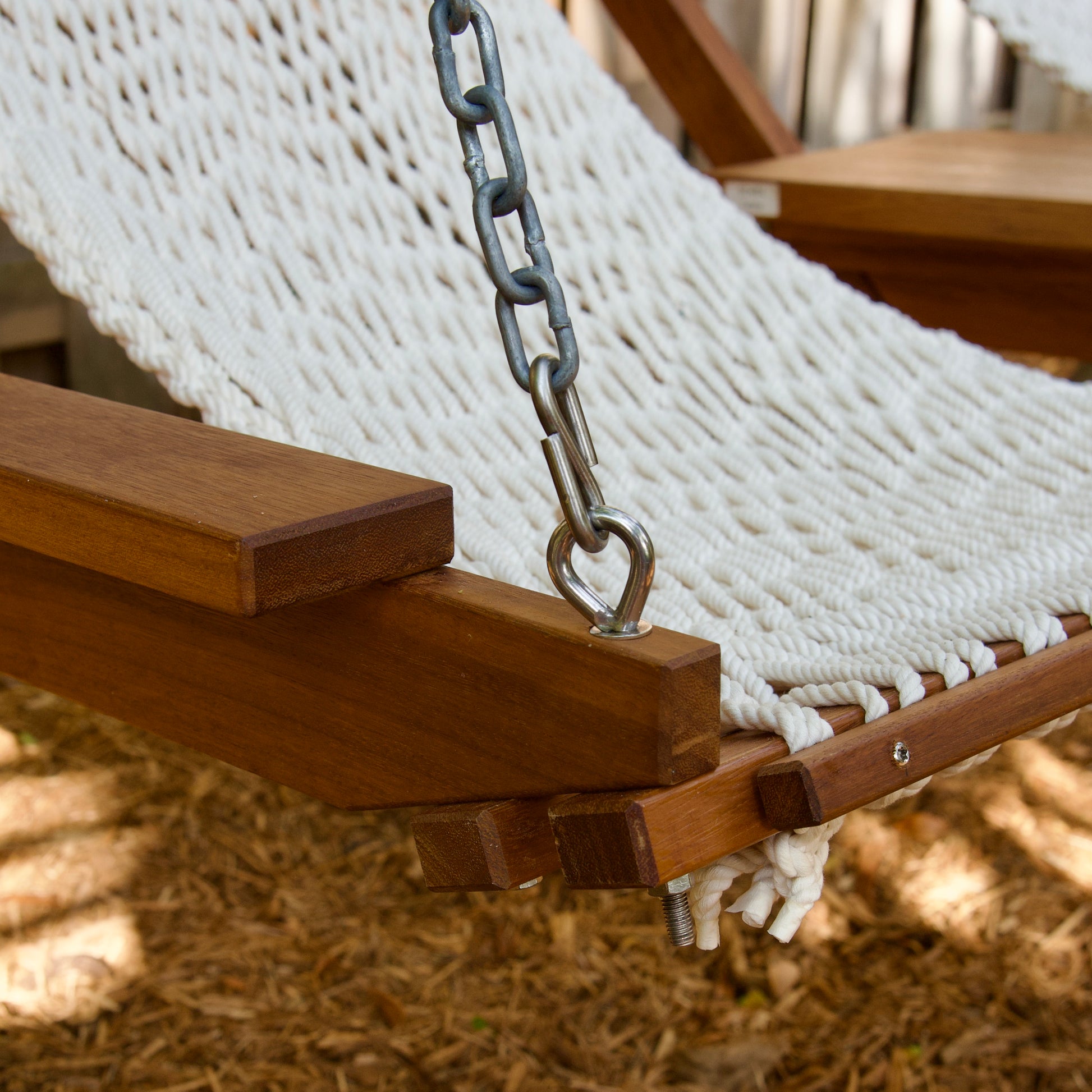 wood porch swing