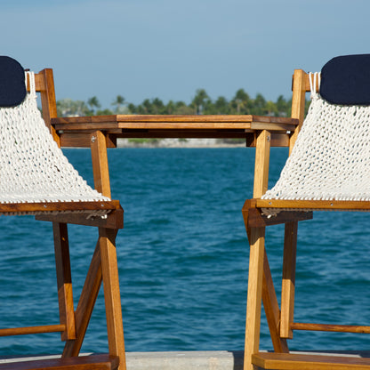 close up of the key west bar stools