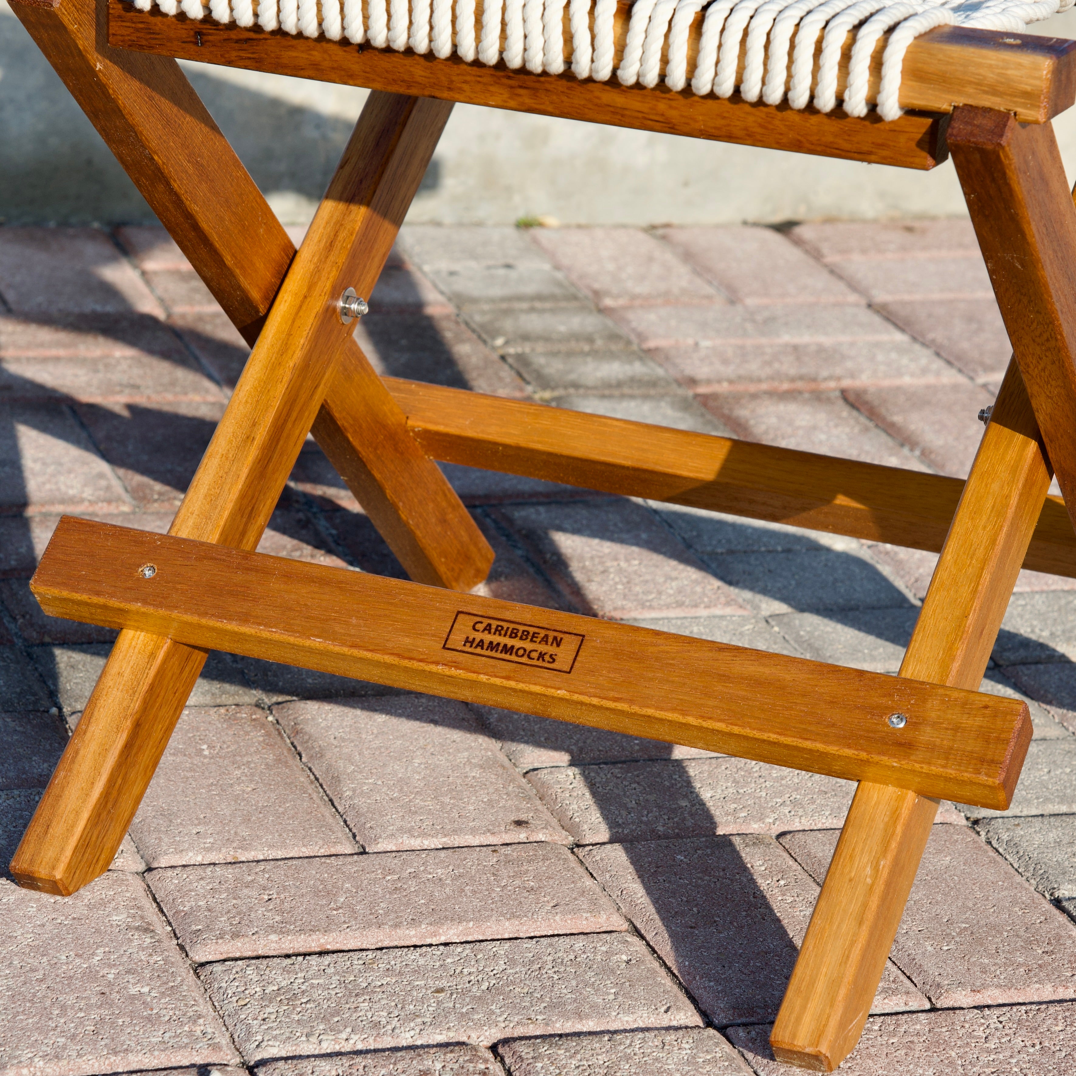 Deluxe Key West Folding Rocker Set of 2 Chairs & 2 Footstools