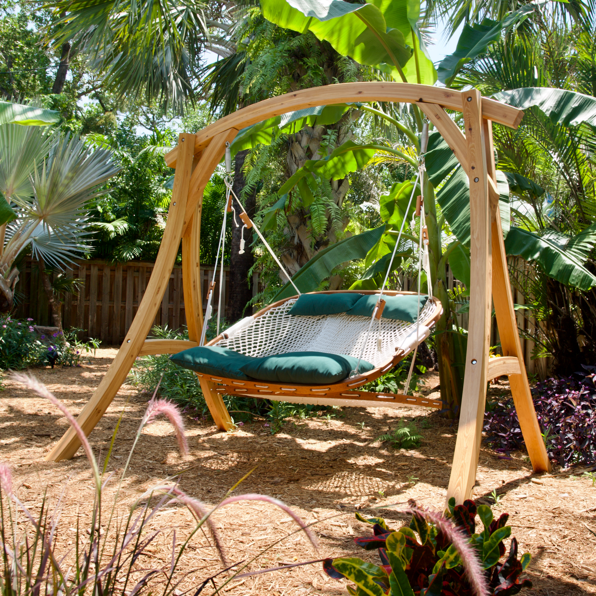 Porch Swing with Stand Double Kooala Chair kwhammocks