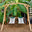 Double Deluxe Key West Swing with Double Wood Arc Swing Stand