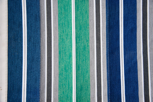 Island Tranquility Hammock - Green & Blue Stripe