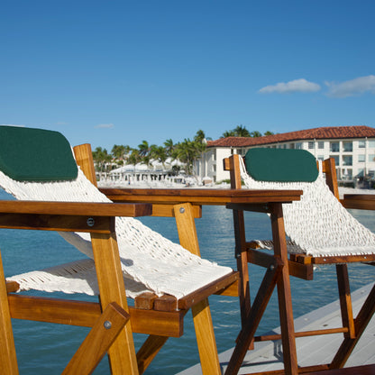 wood bar stools in key west