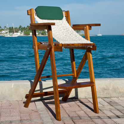 a chair by the ocean