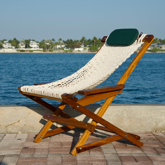 COMFORTABLE LOOKING CHAIR BY THE OCEAN