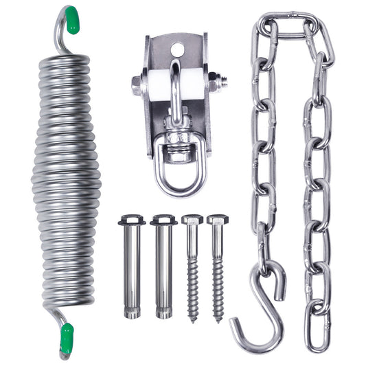 🎁 Silent Running Hammock Chair Spring Swivel Kit - STAINLESS STEEL (100% off)