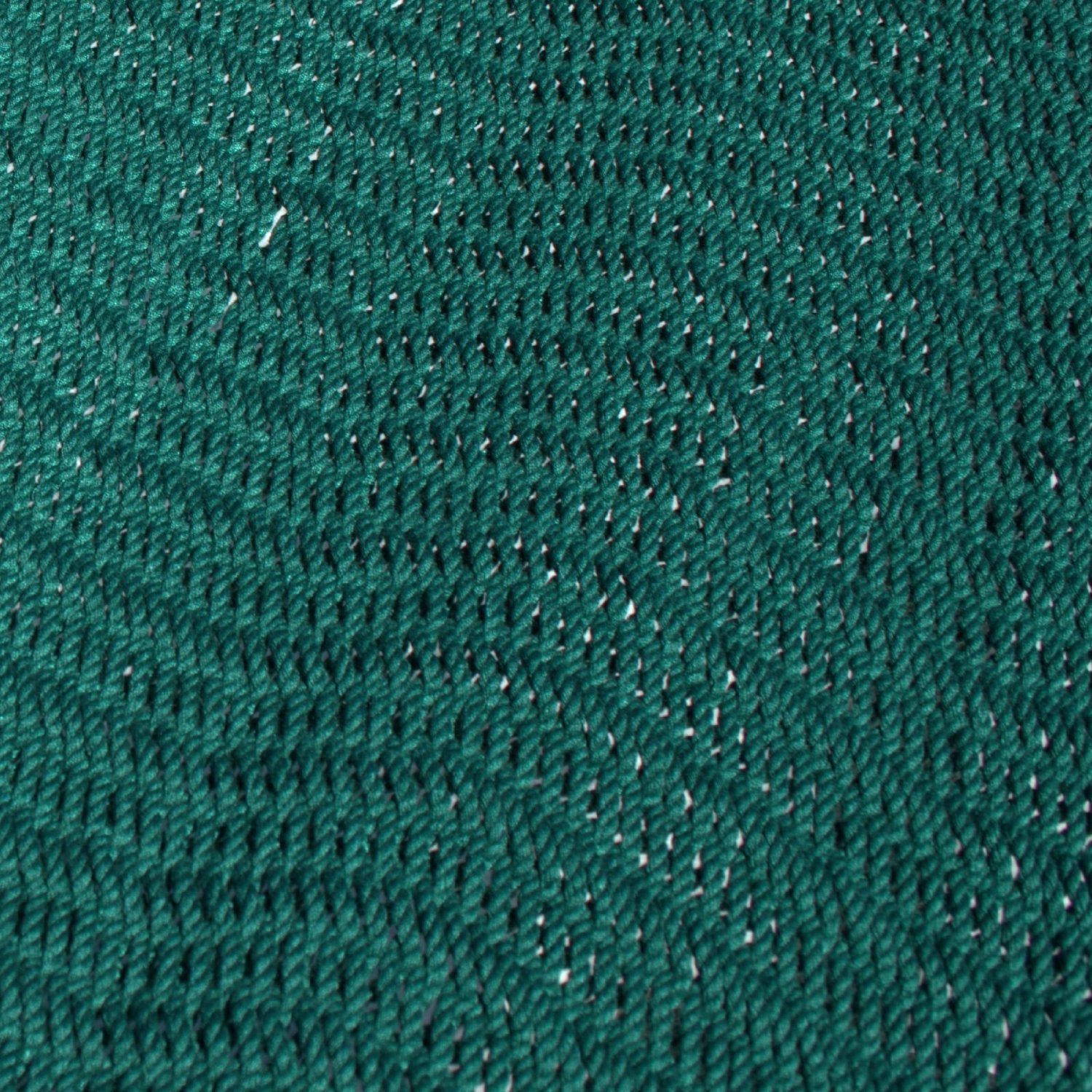 Close-up of the micro-weave polyester bed of the Green Double Caribbean Hammock