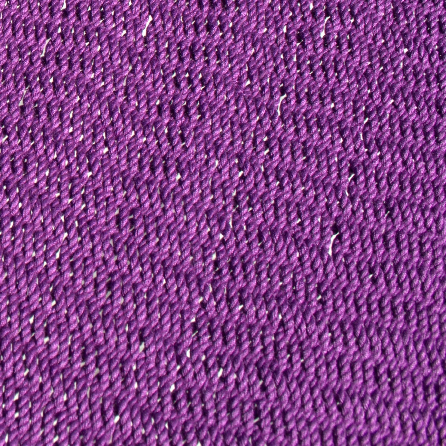Close-up of the micro-weave polyester bed of the Purple Double Caribbean Hammock