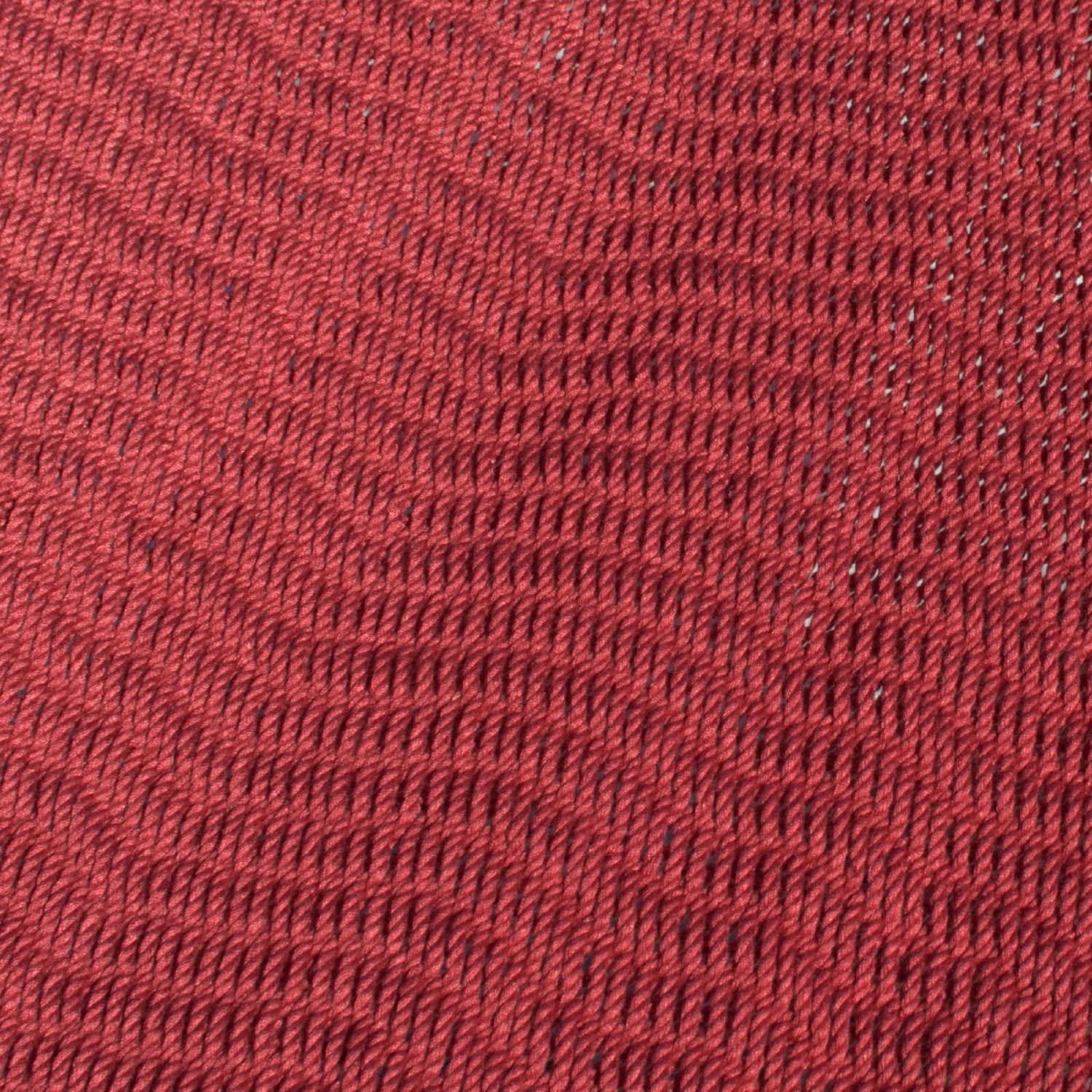 Close-up of the micro-weave polyester bed of the Red Double Caribbean Hammock