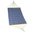 Island Tranquility hammock in blue wave, quilted polyester bed with wood spreader bars, on a white background