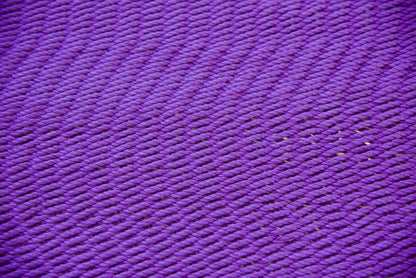 Close-up of the micro-weave polyester bed of the Purple Jumbo Caribbean Hammock