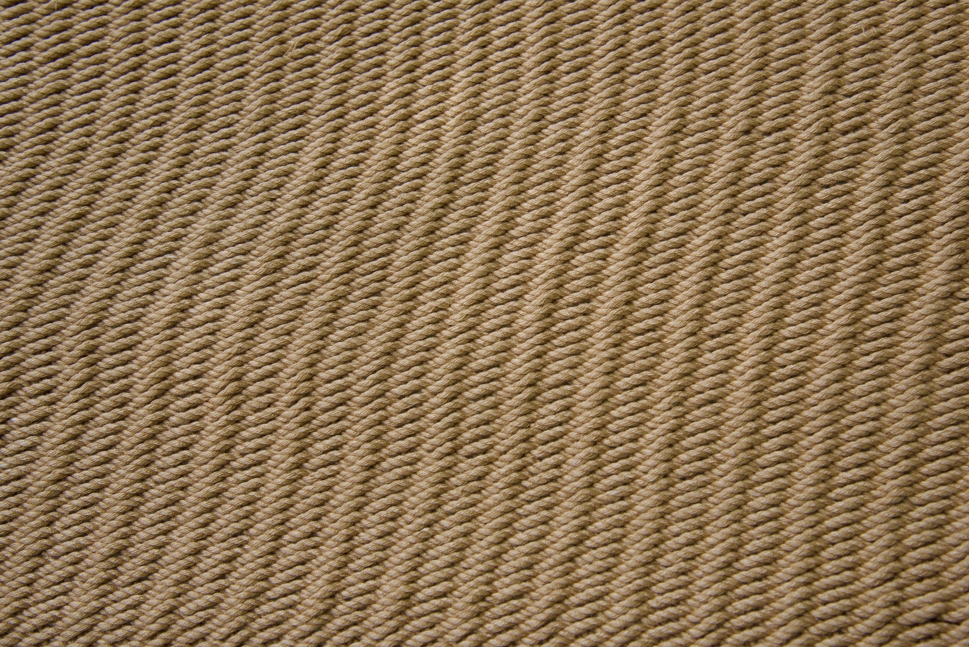Close-up of the micro-weave polyester bed of the Tan Jumbo Caribbean Hammock