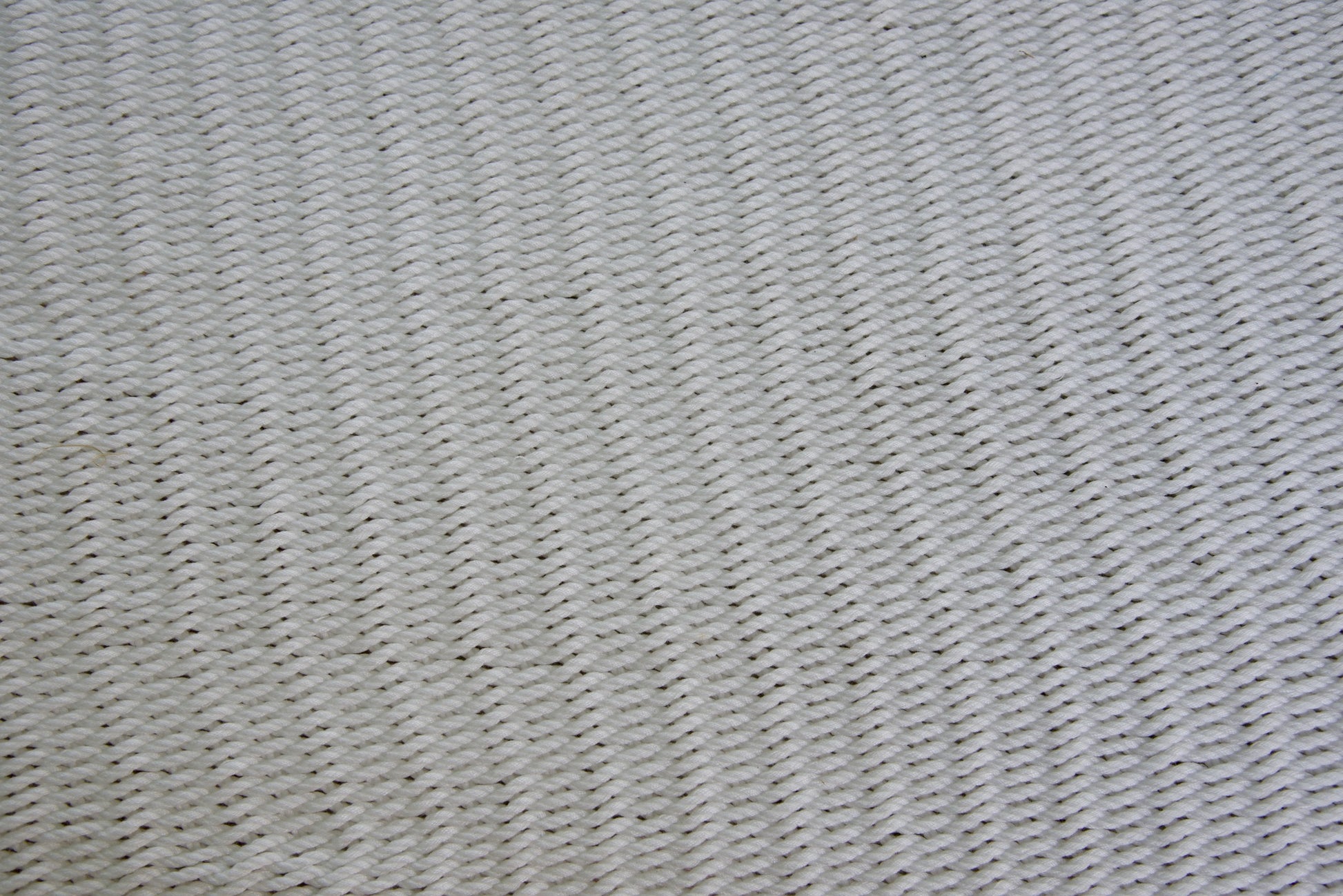 Close-up of the micro-weave polyester bed of the White Jumbo Caribbean Hammock