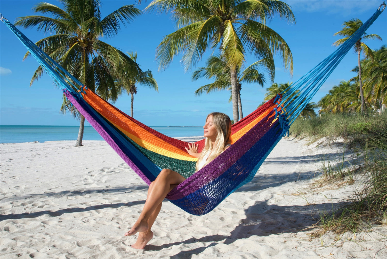 Caribbean Mayan Hammock (RAINBOW)