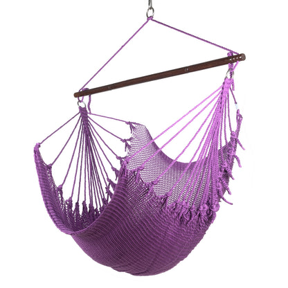 Jumbo Caribbean Hammock Chair Purple