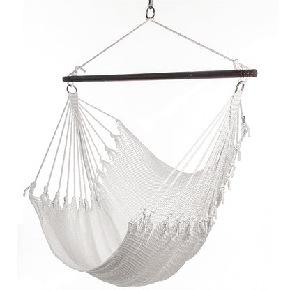 Jumbo Caribbean Hammock Chair White